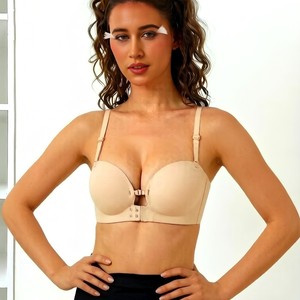 <span class=keywords><strong>Reggiseno</strong></span> Leopardato <span class=keywords><strong>Senza</strong></span> <span class=keywords><strong>Spalline</strong></span> con Chiusura Frontale, Push-up, <span class=keywords><strong>Spalline</strong></span> Rimovibili, <span class=keywords><strong>Senza</strong></span> <span class=keywords><strong>Ferretto</strong></span>, <span class=keywords><strong>Senza</strong></span> Anelli in Acciaio - Product Image 4
