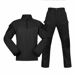 Ensemble de tenue tactique SF31 711 noir, respirant, toutes saisons, style cargo avec plusieurs poches - Product Image 6