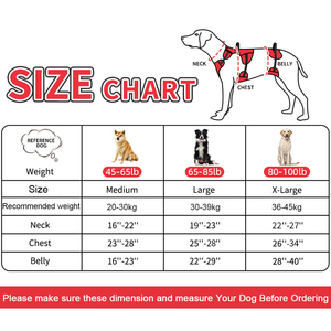 Dog Lift Harness Support Sling for Arthritis Elderly Disabled Large Dogs Front Rear Leg Lifter Walking <b>Helper</b> Pet Lift Harness - Product Image 4