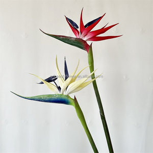 L-066 Flor Artificial de Strelitzia Tropical de Lujo, Flor Artificial de Tallo Largo para Bodas, Hogar, <span class=keywords><strong>Hotel</strong></span>, Venta al por Mayor - Product Image 2