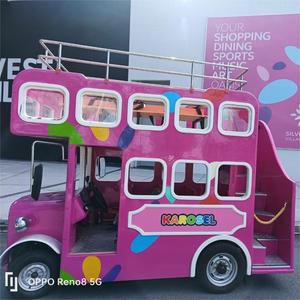 Doble pisos autobus Turístico Eléctrico para parque de atracciones y centro comercial tren electrico - Product Image 6