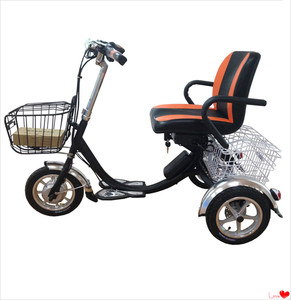 Tricycle électrique à trois roues pour adultes, certifié ce en vente, freins <span class=keywords><strong>yeo</strong></span>, scooter avec attelle arrière - Product Image 3