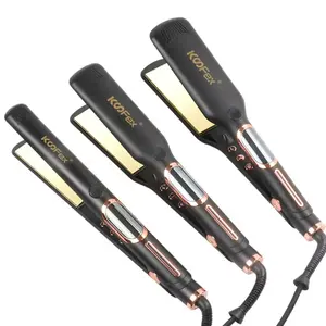 2 in 1 professional MCH planchas de pelo titanium flat iron High temperature 480F/ 250C hair curler women use hair straightener