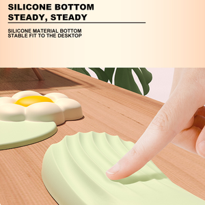 แผ่นรองเมาส์รูปดอกไม้น่ารักแบบพกพาพร้อมที่รองข้อมือสำหรับคีย์บอร์ด ชุดรองรับข้อมือตามหลักสรีรศาสตร์สำหรับคอมพิวเตอร์ - Product Image 6