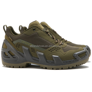 รองเท้าบูทผู้ชายแบบสวมต่ำรุ่น ELK 25-010 ของ Elkland ขายส่ง รองเท้าทางยุทธวิธีสั่งทำพิเศษ สวมใส่สบาย น้ำหนักเบา ระบายอากาศได้ดี กันลื่น เหมาะสำหรับกิจกรรมกลางแจ้ง - Product Image 1