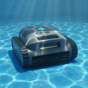 Robot nettoyeur de <span class=keywords><strong>piscine</strong></span> automatique sans fil, portable, antidérapant, HD-P300, intelligent, 150 minutes d'autonomie, autonettoyant, pour eau salée - Product Image 2