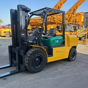 Best Selling <b>Used</b> Komatsu FD50 5 Ton Diesel Forklift with Two Stage Mast for Port Container & Logistics - Product Image 1