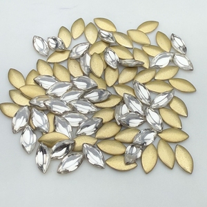 Fábrica de Gemas HQ produce circonita cúbica <span class=keywords><strong>blanca</strong></span> con lámina de <span class=keywords><strong>piedra</strong></span> KunDan Polki de la India, cuentas de <span class=keywords><strong>piedra</strong></span> Kundan. - Product Image 3