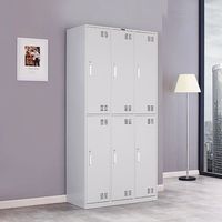 Armoire de rangement autoportante en acier - Solution de rangement personnelle verrouillable pour appartement, chambre, maison (usage B2B)