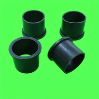 Manchon de protection en forme de T pour câble, gaine de câblage électrique en silicone noir à trou traversant, bouchon d'étanchéité creux à trou traversant