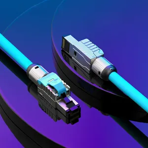 Заводской 10 гигабитный сетевой кабель Cat8 40 ГБ 2000 МГц экранированный Перемычка инструмент-обжим для кабелей связи