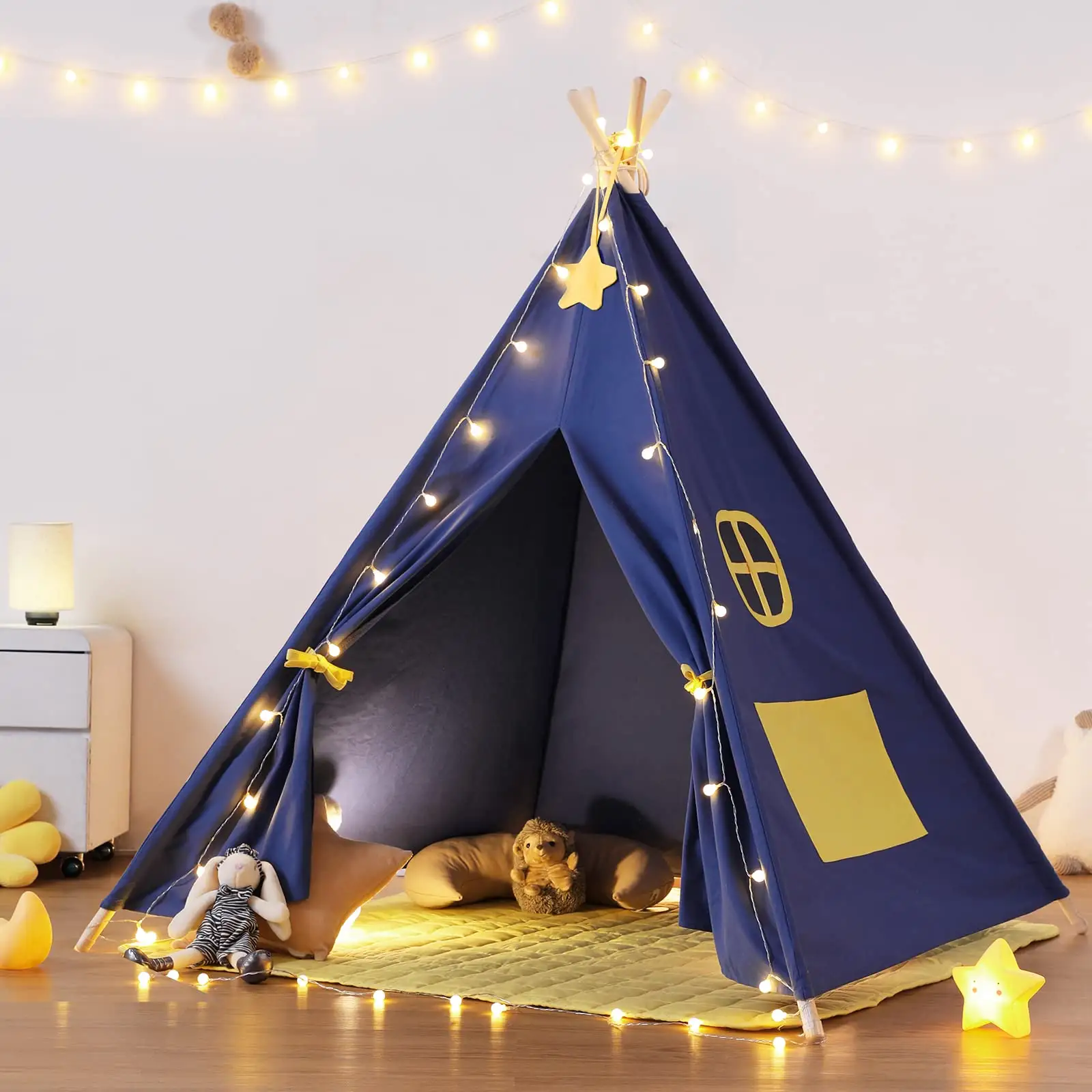 Bé Chơi Nhà Phòng Trang Trí Nội Thất Trong Nhà Có Thể Gập Lại Toddler Đồ Chơi Bán Buôn Teepee Lều Cho Trẻ Em Người Lớn