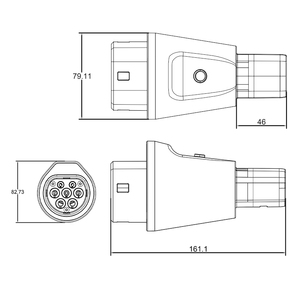 Nouvel adaptateur GB/T vers <span class=keywords><strong>Tesla</strong></span> 32A 250V AC, convertisseur de charge EV vers NACS norme chinoise pour <span class=keywords><strong>Tesla</strong></span> <span class=keywords><strong>Model</strong></span> 3/Y/<span class=keywords><strong>S</strong></span>/X, niveau 2 EVSE - Product Image 4
