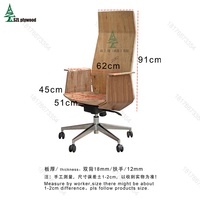 Chaise de bureau cadre en contreplaqué directeur canapé chaise cadre en contreplaqué chaise de directeur cadre en contreplaqué d'eucalyptus