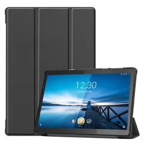 Trifold Drop Proof Thông Minh X605 Tablet Trường Hợp 10.1 Inch Pu Leather Bìa Cho Lenovo TAB M10 FHD REL TB-X605LC Tb-X605FC 10.1