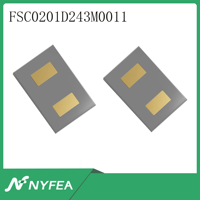 Condensateur en silicium NYFEA FSC0201D243M0011 0201 24nF 11V Double puce 0.62x0.32x0.10mm Faible ESL ESR Haute fiabilité -55~+150 Bobine en ruban