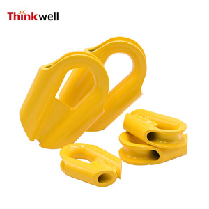 Thinkwell - Casquillo para Cable Metálico de 10 mm, Acero al Carbono, Acabado Liso, Herraje de Aparejo para Industria Pesada - Product Image 1