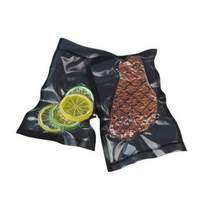 Sacs d'emballage sous vide en plastique transparent, impression personnalisée, sacs sous vide noirs à chambre, sachets sous vide commerciaux pour fruits de mer