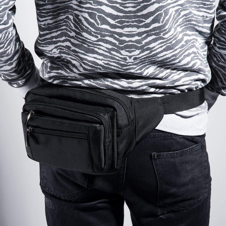 Taille Sac Sport Taille Sac Banane Noir Avec Adapté Aux Besoins Du Client