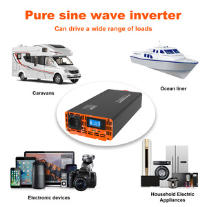 Convertisseur d'énergie DATOU <span class=keywords><strong>BOSS</strong></span> 1500W à onde sinusoïdale <span class=keywords><strong>pure</strong></span> 12V DC vers 220V 230V AC avec télécommande sans fil USB Type-C pour camping-car, caravane, hors réseau - Product Image 6
