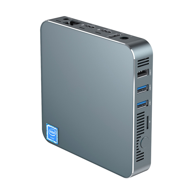 Metal Case J4125 Linux MINI PC AK7 W 10 Pro 6G 8G 128G, 4G 64G With Fan 4K HD for Project