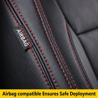 Housses de siège auto toutes saisons en cuir imperméables, compatibles airbag, durables, sur mesure, pour Ford F150 (vente en gros)