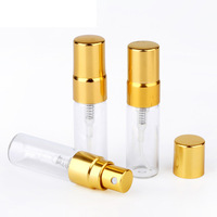 Flacon de parfum miniature portable en verre 2 3 5 Atomiseur Flacon de parfum de luxe avec vaporisateur