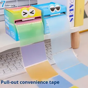 High-Value Color Pull-Out Self-Adhesive Sticky <strong>Notes</strong> Pearlescent Transparent Material Student <strong>Exam</strong> <strong>Note</strong> Stickers - Product Image 3