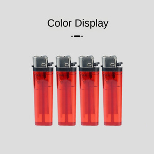 Thuốc lá bán chạy, bật lửa khắc logo tùy chỉnh, bật lửa màu trong suốt - Product Image 2