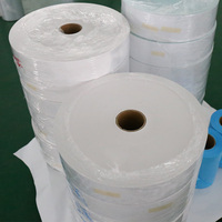 Papier d'étiquetage auto-adhésif thermocollant simple face 80 g/m² pour étiquettes à transfert thermique, rouleaux jumbo 320 mm x 1000 m