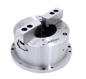 Portabrocas de potencia hidráulica neumática de 3 mordazas de acero de alta calidad OEM para torno y centro de mecanizado - Product Image 4