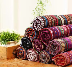 Tessuto in Poliestere e Cotone per Tovaglie, Tende, Divani, Scarpe, Stile Etnico, Artigianato Fai-da-Te, Patchwork, Decorazione Tessile per la Casa <span class=keywords><strong>21S</strong></span> - Product Image 2