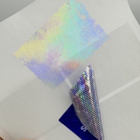 Étiquette de sécurité holographique 3D personnalisée avec effet nid d'abeille, en matériau PET anti-contrefaçon pour bougies et artisanat