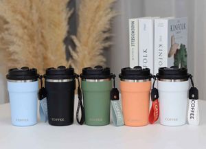 Stainless Steel Tumbler Vacuum Insulated Green Coffee <b>Cup</b> With Lid Travel Mug Minimalist Design 12-24 Hours Thermal Keep Warm - Product Image 3