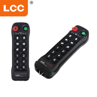 Interrupteur à boutons poussoirs à vitesse unique LCC BQ1200 220V avec télécommande sans fil RF pour palan de levage
