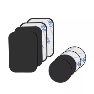 Suministro de fábrica, placa de Metal negro para soporte magnético para teléfono de coche, hoja de hierro Universal, soporte adhesivo, imán para teléfono móvil - Product Image 1