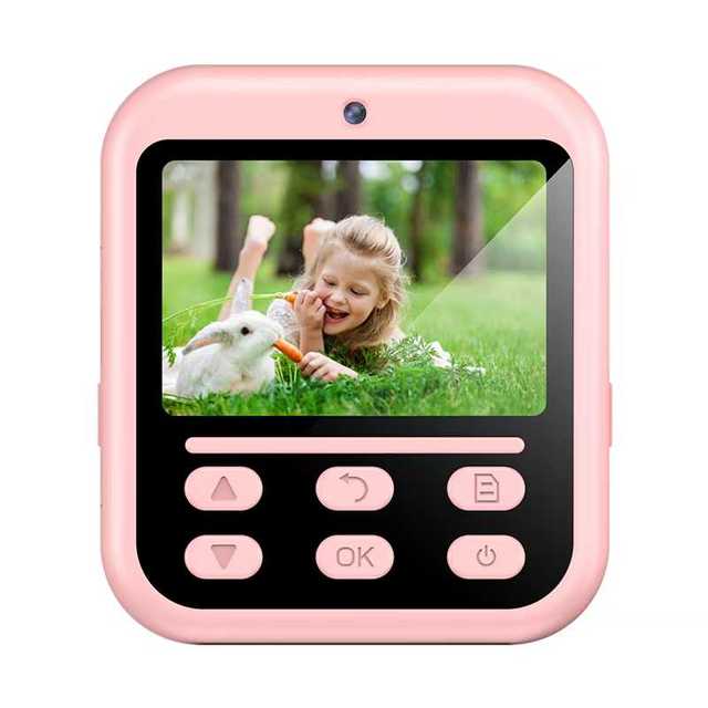 Children's Portable Mini Photo Printer HD Video Digital Camera Wireless Interface Toy for Gift Sale Instant Thermal Paper Print