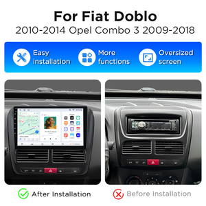 Junsun Android Car Stereo Touchscreen <b>GPS</b> <b>Navigation</b> Multimedia Radio for Opel Combo Tour Fiat Doblo 2010-2015 Car Radio Player - Product Image 2