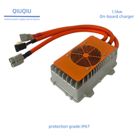 Chargeur embarqué étanche 1500W pour voitures électriques et voiturettes de golf, interface CAN 48V, protection IP67, efficacité énergétique 93%