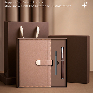 Tùy chỉnh máy tính xách tay da Tạp Chí với bút-a5 bìa cứng da xoắn ốc Nhật Ký với túi cho các trường học nguồn cung cấp mẫu - Product Image 4