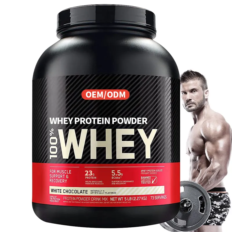 2024 tùy chỉnh sản phẩm mới Protein bổ sung giúp với tập thể dục tăng cường năng lượng giúp xây dựng cơ bắp Whey Protein bột