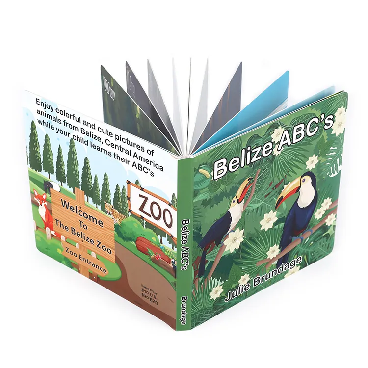OEM Buku Kustom Cetak Softcover Dilapisi Kertas Cetak Buku Pendidikan untuk Anak-anak