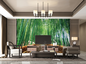 Personalizzato 3D <span class=keywords><strong>stampa</strong></span> natura paesaggio di bambù foresta foto carta da parati murale decorazione murale parete parete murale carta da parete adesivo - Product Image 3
