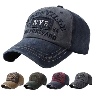 Nouvelle Casquette de Baseball Sportive 6 Panneaux en Coton Lavé 2026, Visière en Jean Toutes Saisons, Réglable, Unisexe, Boucle Métallique, Protection Solaire - Product Image 1