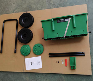 12L định lượng điều chỉnh hai bánh xe cỏ Rau Ngô Hướng dẫn sử dụng <span class=keywords><strong>seeder</strong></span> spreader tay đẩy <span class=keywords><strong>seeder</strong></span> máy - Product Image 4