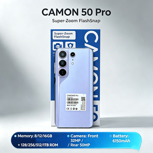 ขายตรงจากโรงงาน Tecno camon 50 pro ตัวเครื่องหลากสี ของแท้ แบตเตอรี่ใช้งานได้ยาวนาน โทรศัพท์มือถือระบบ Android 15 - Product Image 4