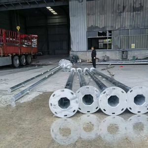 Poteau de signalisation routière métallique en gros, type cantilever, bras de mât de 3M à 12M de hauteur, garantie 10 ans pour les intersections et les croisements - Product Image 1