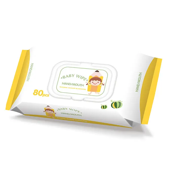 Whole Private Label Biodegradable Antibacterial Organic Baby Wet Wipes