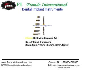 Kit de Brocas de Bloqueo para Instrumentos de Implantes Dentales, Acero Inoxidable de Alta Calidad, Grado Médico con Certificación CE - Product Image 2