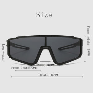 Lunettes de cyclisme transfrontalières <span class=keywords><strong>Bettega</strong></span>, lunettes de vélo monobloc coupe-vent, lunettes de sport européennes et américaines pour hommes - Product Image 2